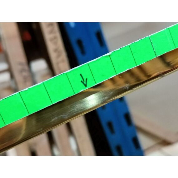 Konsola glamour, nowoczesna, złota biały marmur LOLA OUTLET