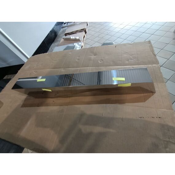 Modern, glamorous silver console, white marble top, for the LV COLLECTION hall [CLONE]