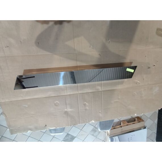 Modern, glamorous silver console, white marble top, for the LV COLLECTION hall [CLONE]