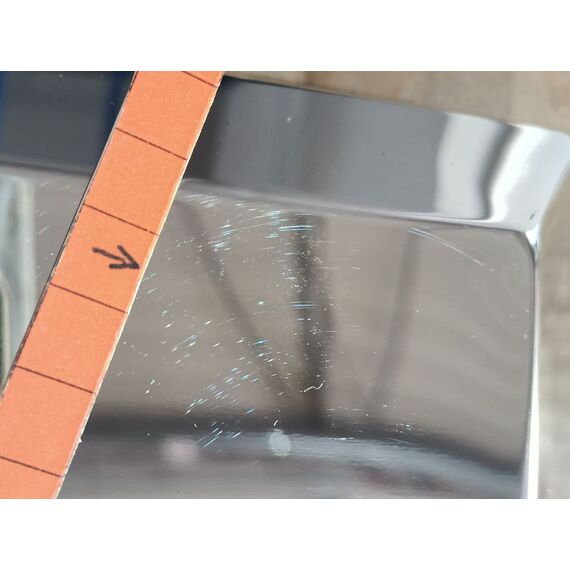 Modern, glamorous silver console, white marble top, for the LV COLLECTION hall [CLONE]