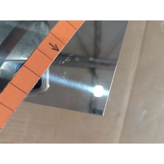 Modern, glamorous silver console, white marble top, for the LV COLLECTION hall [CLONE]