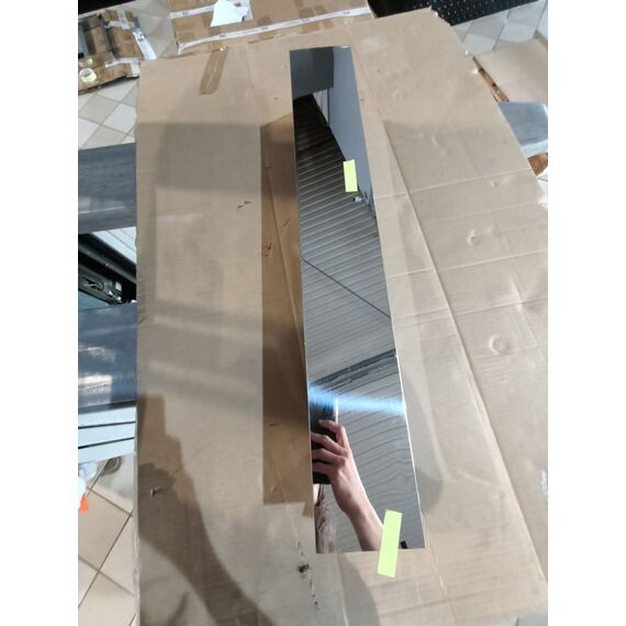 Modern, glamorous silver console, white marble top, for the LV COLLECTION hall [CLONE]