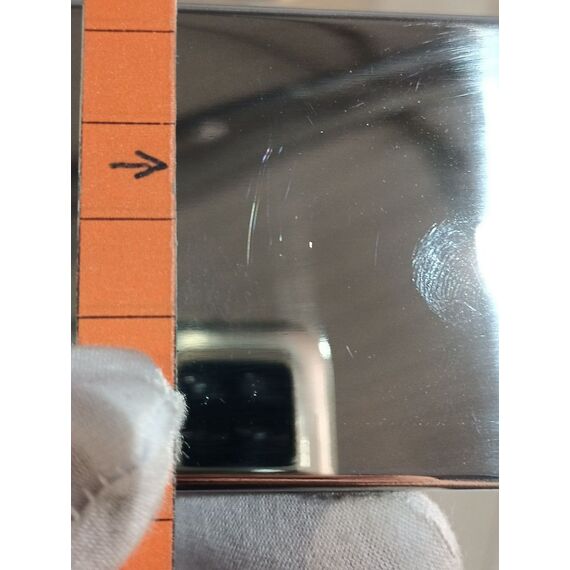 Modern, glamorous silver console, white marble top, for the LV COLLECTION hall [CLONE]