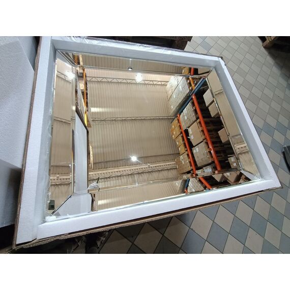 Decorative mirror in New York glamor style MIRROR IN A MIRROR FRAME OUTLET