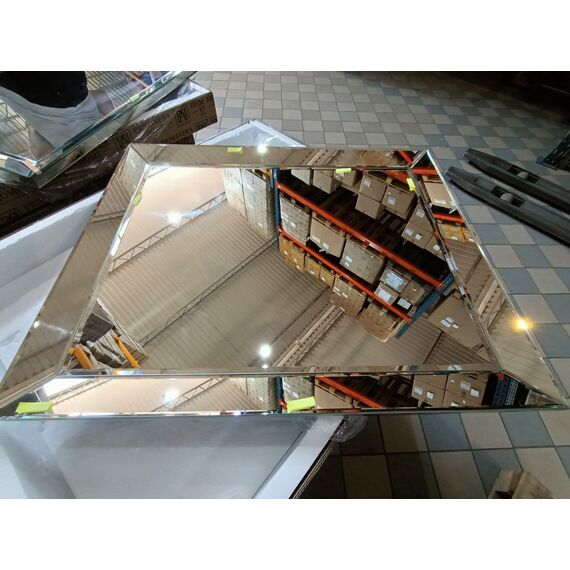 Decorative mirror in New York glamor style MIRROR IN A MIRROR FRAME OUTLET