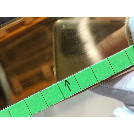 Glamorous coffee table, for the living room, modern, with glass top, gold ELITE OUTLET