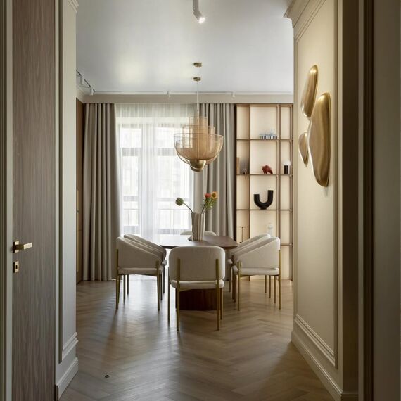 Designer gold pendant lamp, modern black chandelier, FLORENCJA