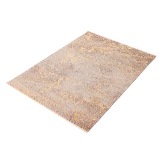 Nowoczesny elegancki dywan PLAZA miedziany