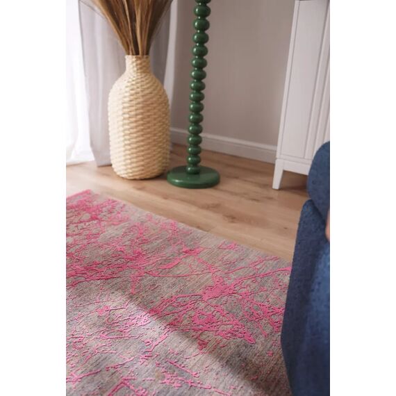 Nowoczesny elegancki dywan PLAZA koral