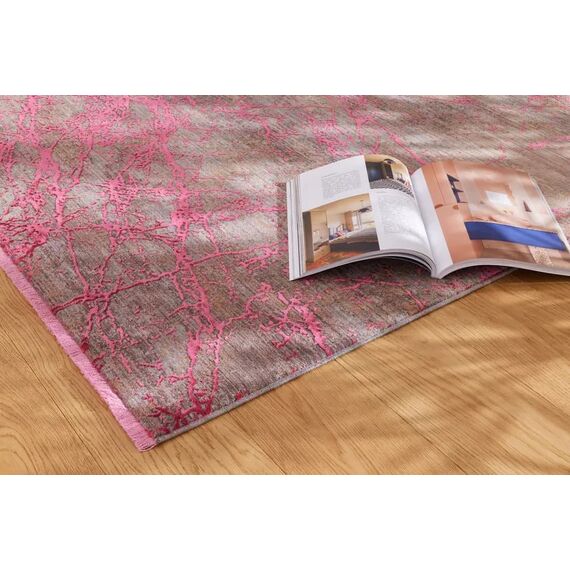 Nowoczesny elegancki dywan PLAZA koral