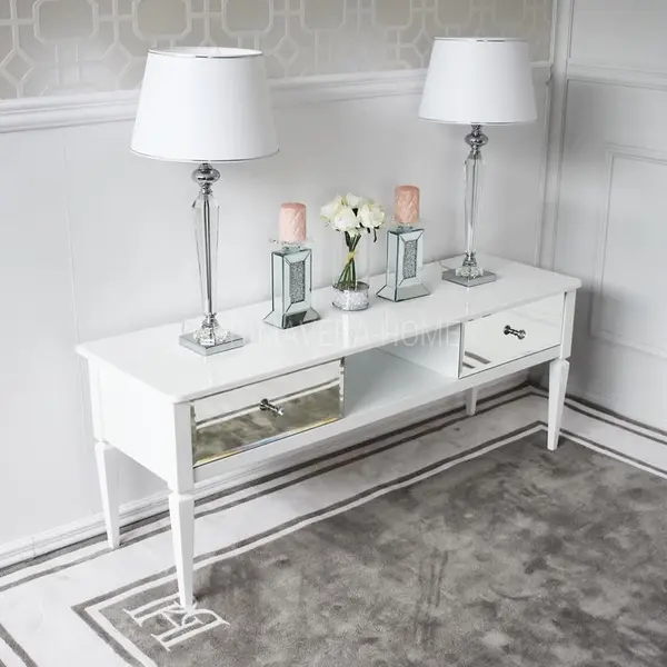 Mirror TV Cellar  ELEGANCE glamour, hamptons style New York modern white
