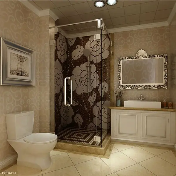 Glass mosaic winter Flowers Oro Nero brown 