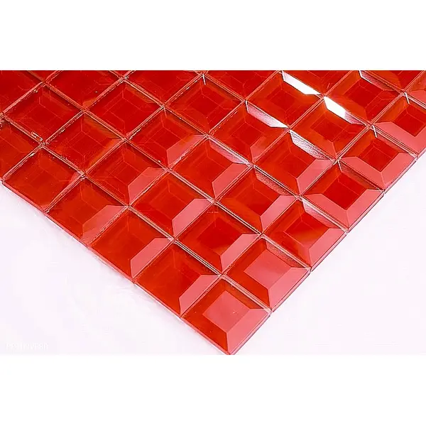 Mozaika Szklana Diamentowa CZERWONA Helen Bezfugowa