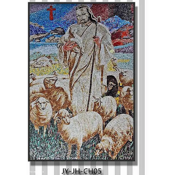 Mozaika szklana obraz religijny christian religious