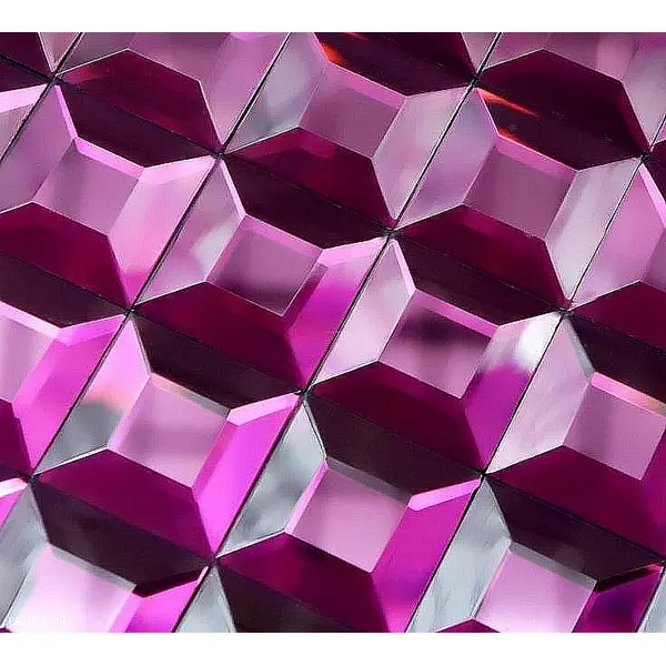 Mozaika Szklana Diamentowa FIOLETOWA Anna Bezfugowa