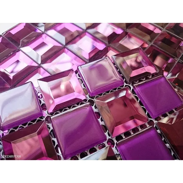 Mozaika Szklana Diamentowa FIOLETOWA Anna Bezfugowa