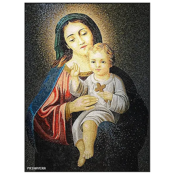 Mozaika szklana obraz religijny christian religious