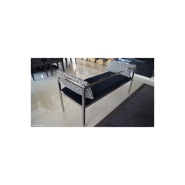 Seat GLAMOUR silver stainless steel