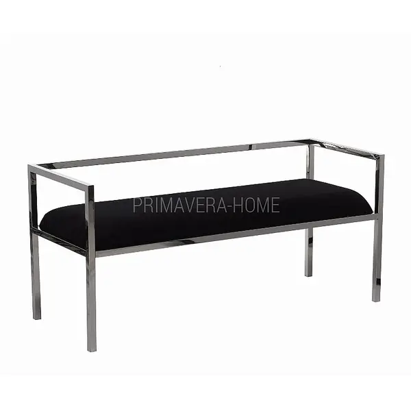 Seat GLAMOUR silver stainless steel