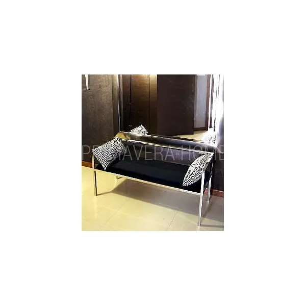 Seat GLAMOUR silver stainless steel