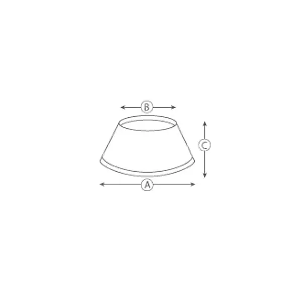 Abażur okrągły w kolorze grafitowym styl glamour 30 cm