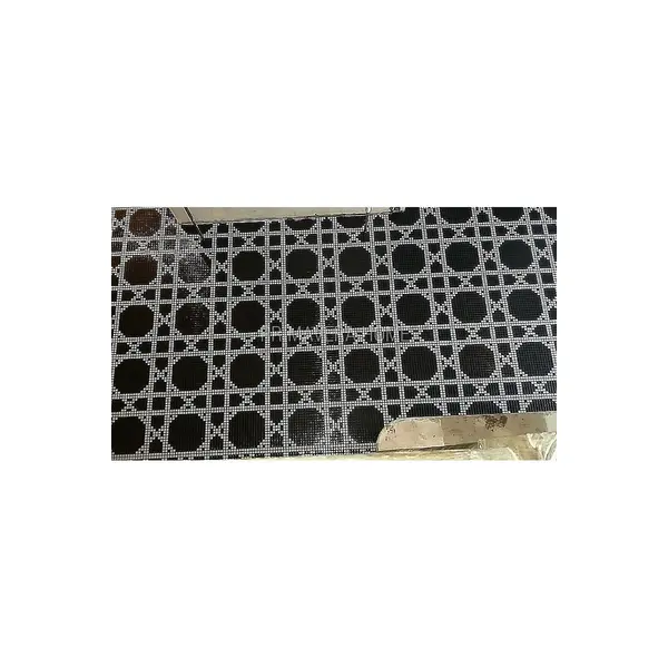 Glass mosaic Vinna Neros white, black