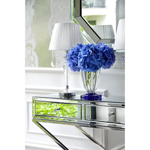 ABAŻUR TRINITY biały plisowany 30 cm