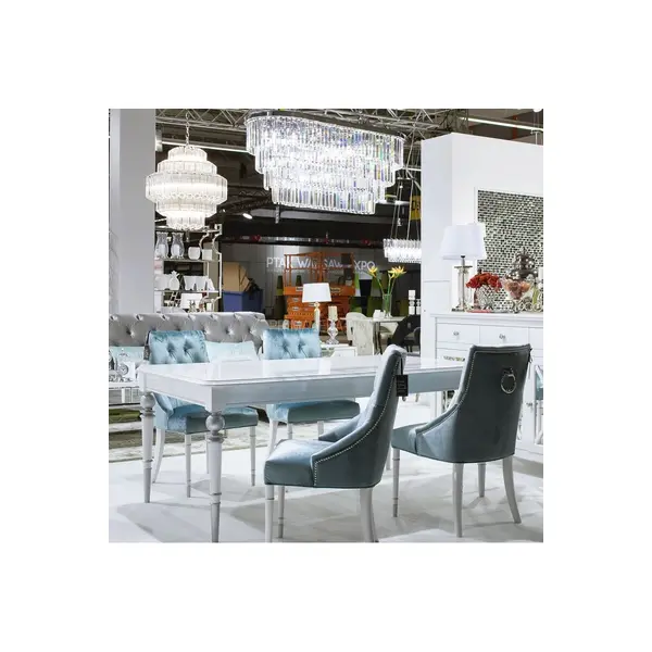 Glamour chair PRINCE with knocker for dining room New York modern 