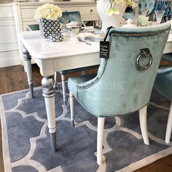 Glamour chair PRINCE with knocker for dining room New York modern 