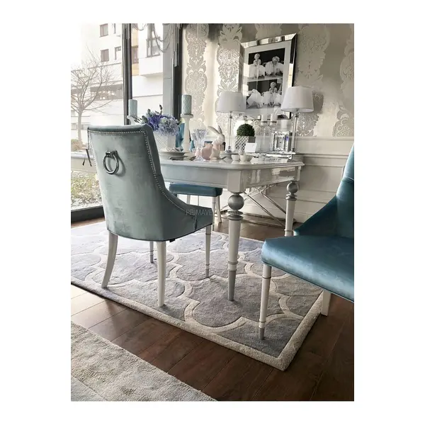 Glamour chair PRINCE with knocker for dining room New York modern 