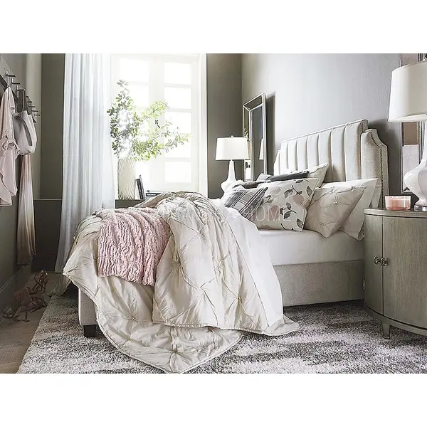 Łóżko glamour tapicerowane nowojorskie nowoczesne APOLLO