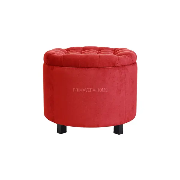 Pufa tapicerowana pikowana styl glamour new york nowoczesny ZOE