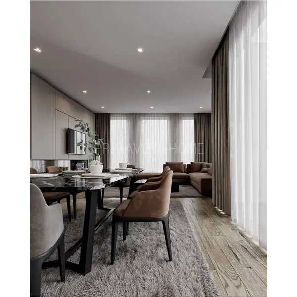 Krzesło glamour klasyczne tapicerowane do jadalni, nowoczesne, bukowe, nowojorskie z podłokietnikiem NAPOLI