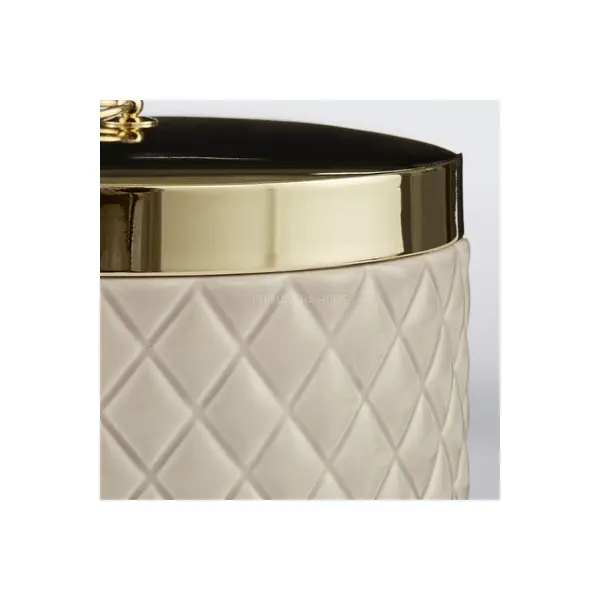 Cotton swab container Portia jar camel Lene Bjerre