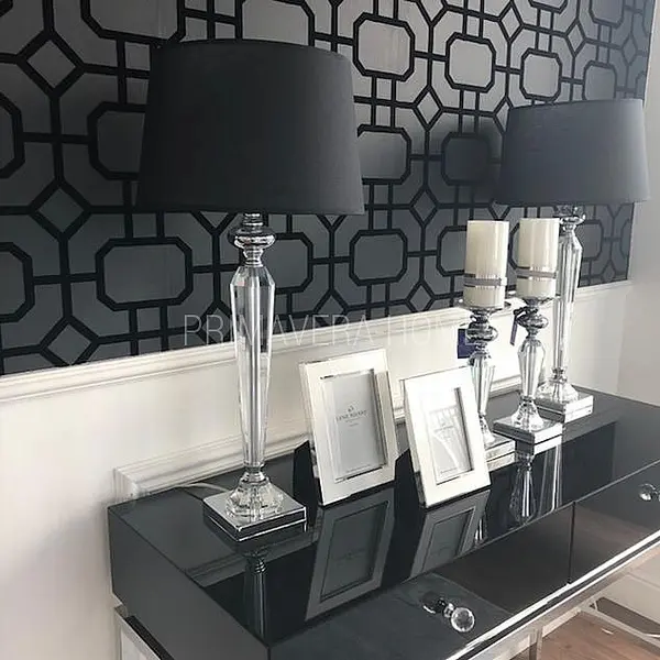 Klasyczny abażur czarny Trinity L