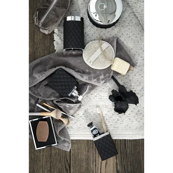 Pojemnik na waciki czarny Portia jar black Lene Bjerre