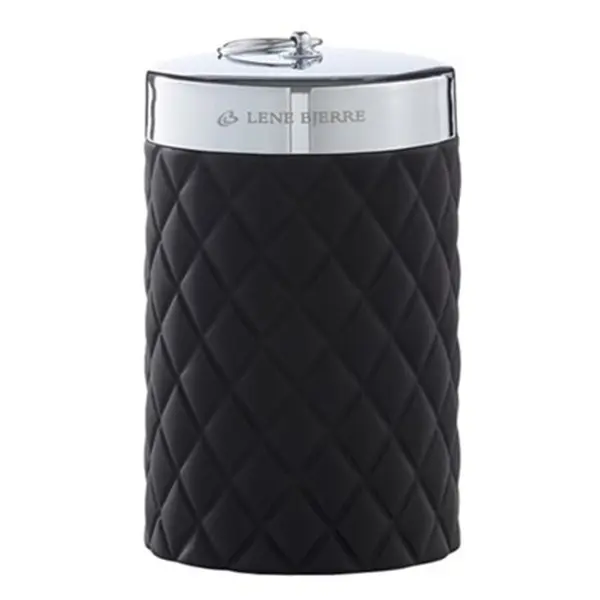 Pojemnik na waciki czarny Portia jar black Lene Bjerre