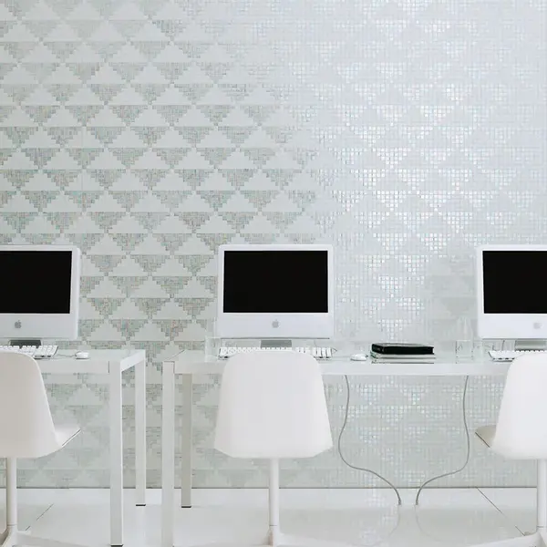 Mozaika szklana  Giza Bianco