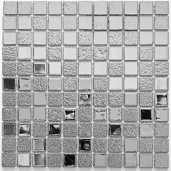 Mozaika Szklana Srebrna NEL super połysk
