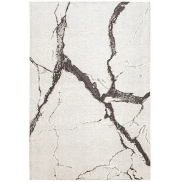 Elegant rug STATUARIO IVORY CARRARA gray by Maciej Zień