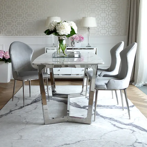 Elegancki dywan STATUARIO IVORY CARRARA szary by Maciej Zień