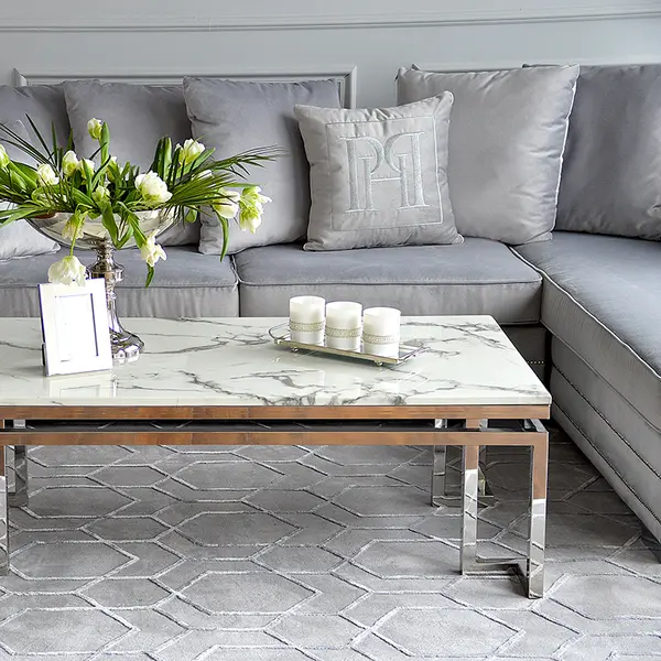 Cushion 50x50 with logo in Emerald grey fabric