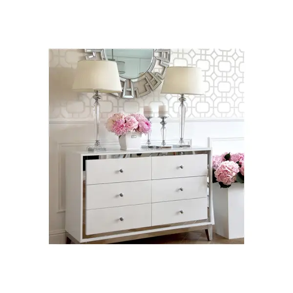 Świecznik kryształowy na postumencie w stylu glamour L FLAVIO