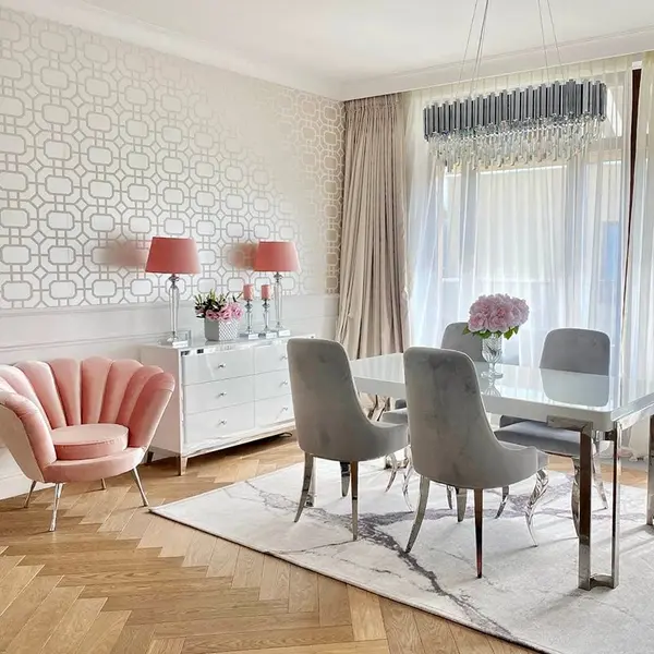 Elegant rug STATUARIO IVORY CARRARA gray by Maciej Zień