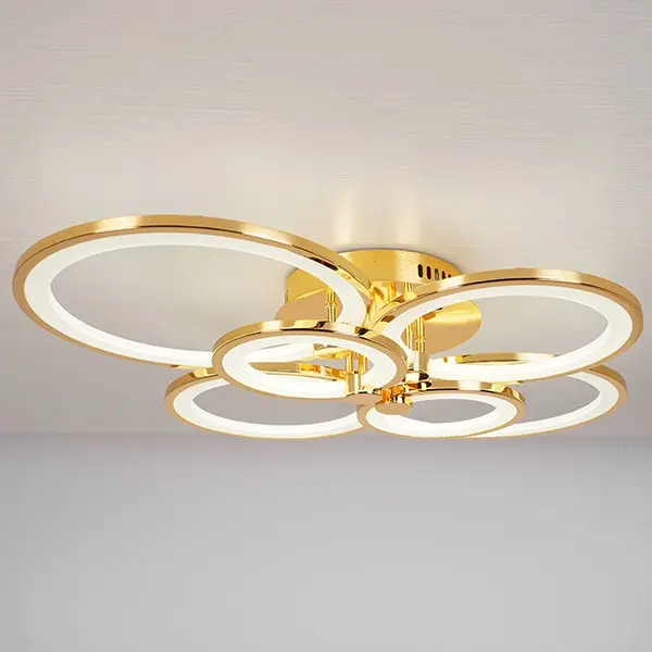 Modern LED ceiling lamp Art Deco Modern gold for the living room of the bedroom CERCHIO