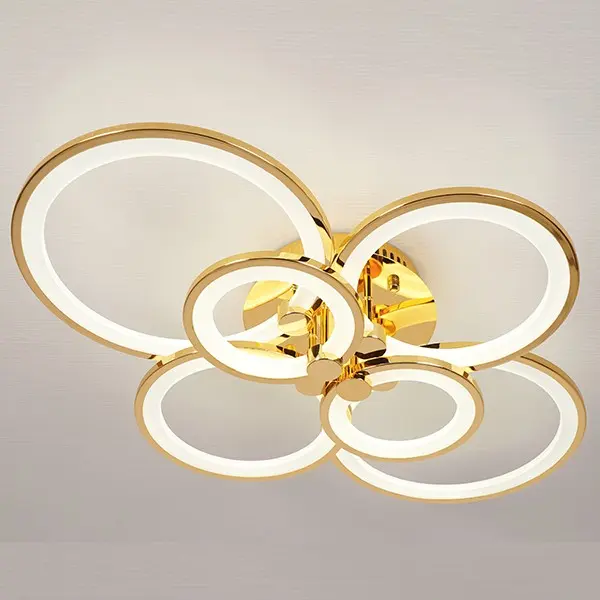 Modern LED ceiling lamp Art Deco Modern gold for the living room of the bedroom CERCHIO