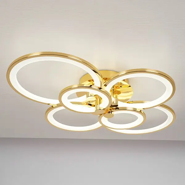 Modern LED ceiling lamp Art Deco Modern gold for the living room of the bedroom CERCHIO