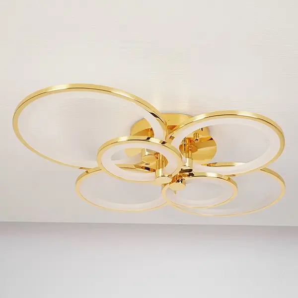 Modern LED ceiling lamp Art Deco Modern gold for the living room of the bedroom CERCHIO