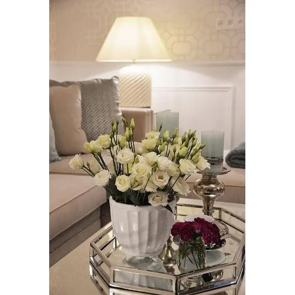 Aksamitny narożnik złoty, srebrny z funkcją spania nowoczesna kanapa narożna NERO