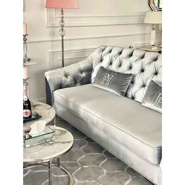 Modern glamour upholstered sofa with PRADA bedroom function